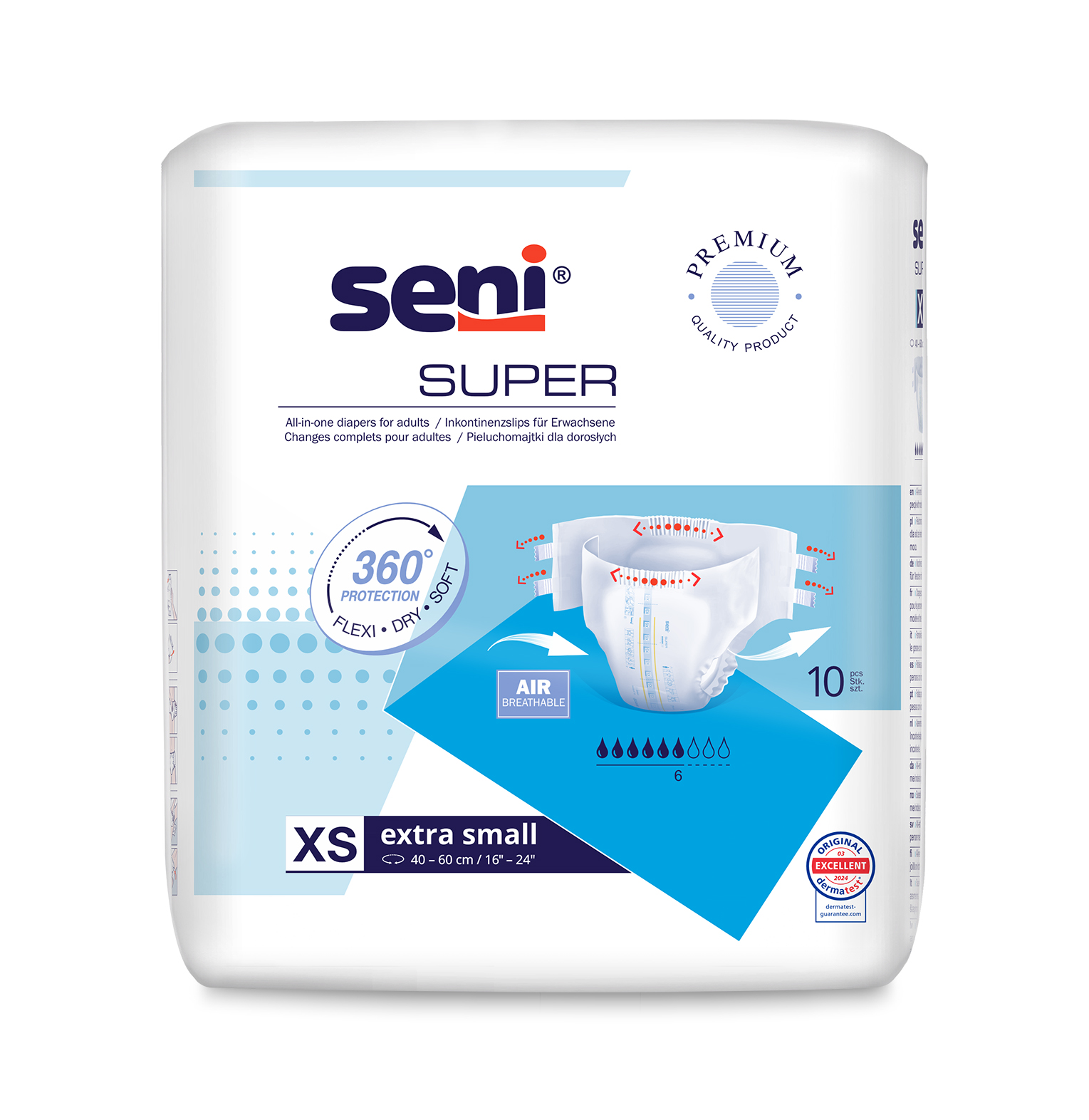 Підгузки для дорослих Super Seni Extra Small 10 шт 40-60 см